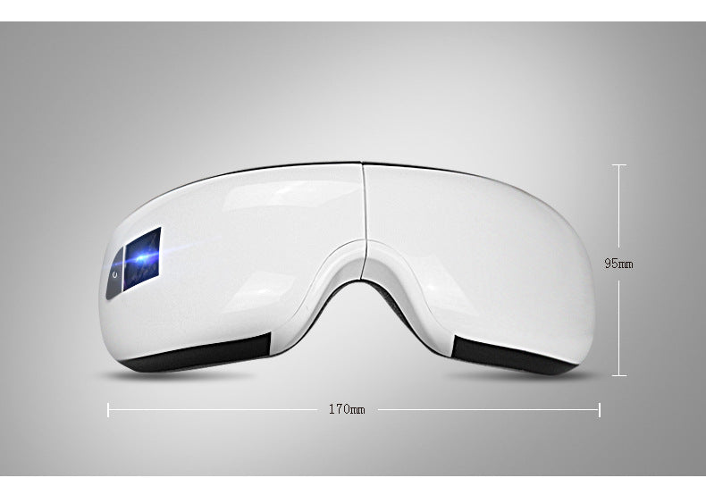 Bluetooth Eye Massager — Air Pressure, Hot Compress & Music Therapy