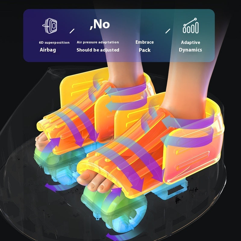 Automatic Airbag Foot Massager — Hot Compress & Kneading Relief