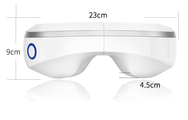 Vibrating Eye Massager — Hot Compress, Air Pressure & Bluetooth Music