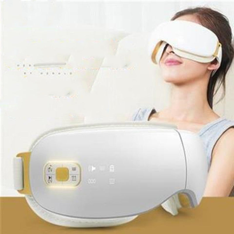 Premium Eye Massager — Hot Compress, Vibration & Meditation Music