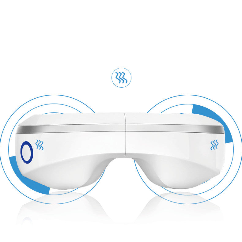 Vibrating Eye Massager — Hot Compress, Air Pressure & Bluetooth Music