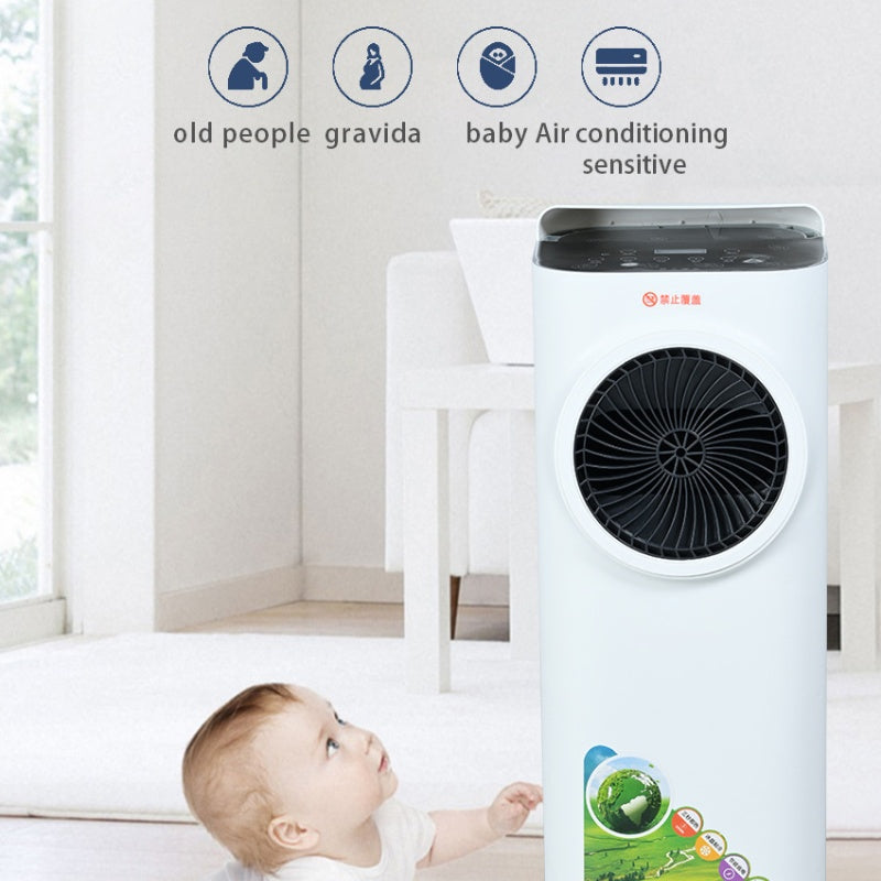 Smart Home Air Conditioner Fan — Cooling & Heating with Remote Control